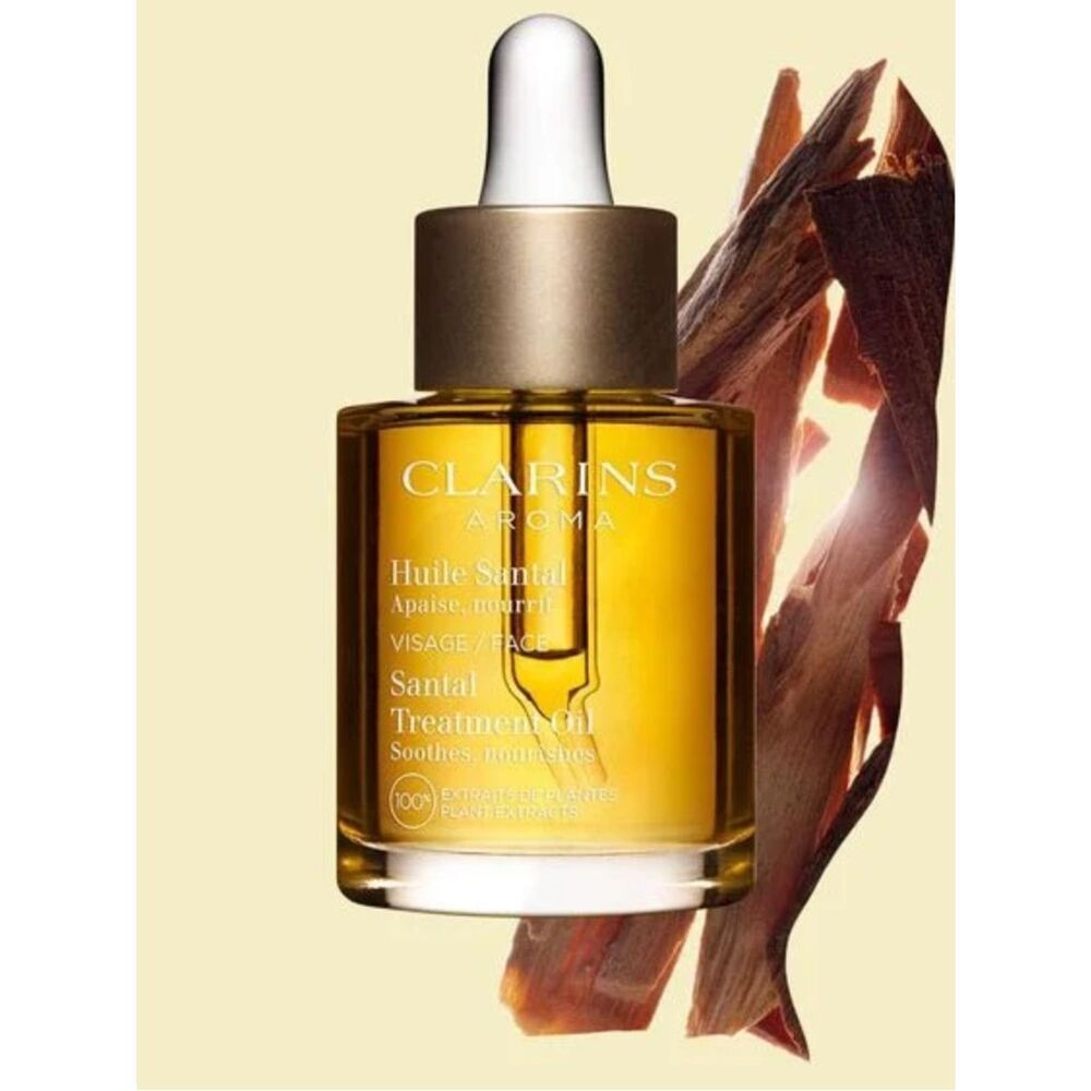 Clarins Santal Soothing Face Treatment Oil for Dry